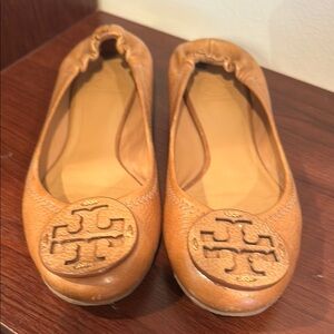 Tory Burch Tan Ballet Flats